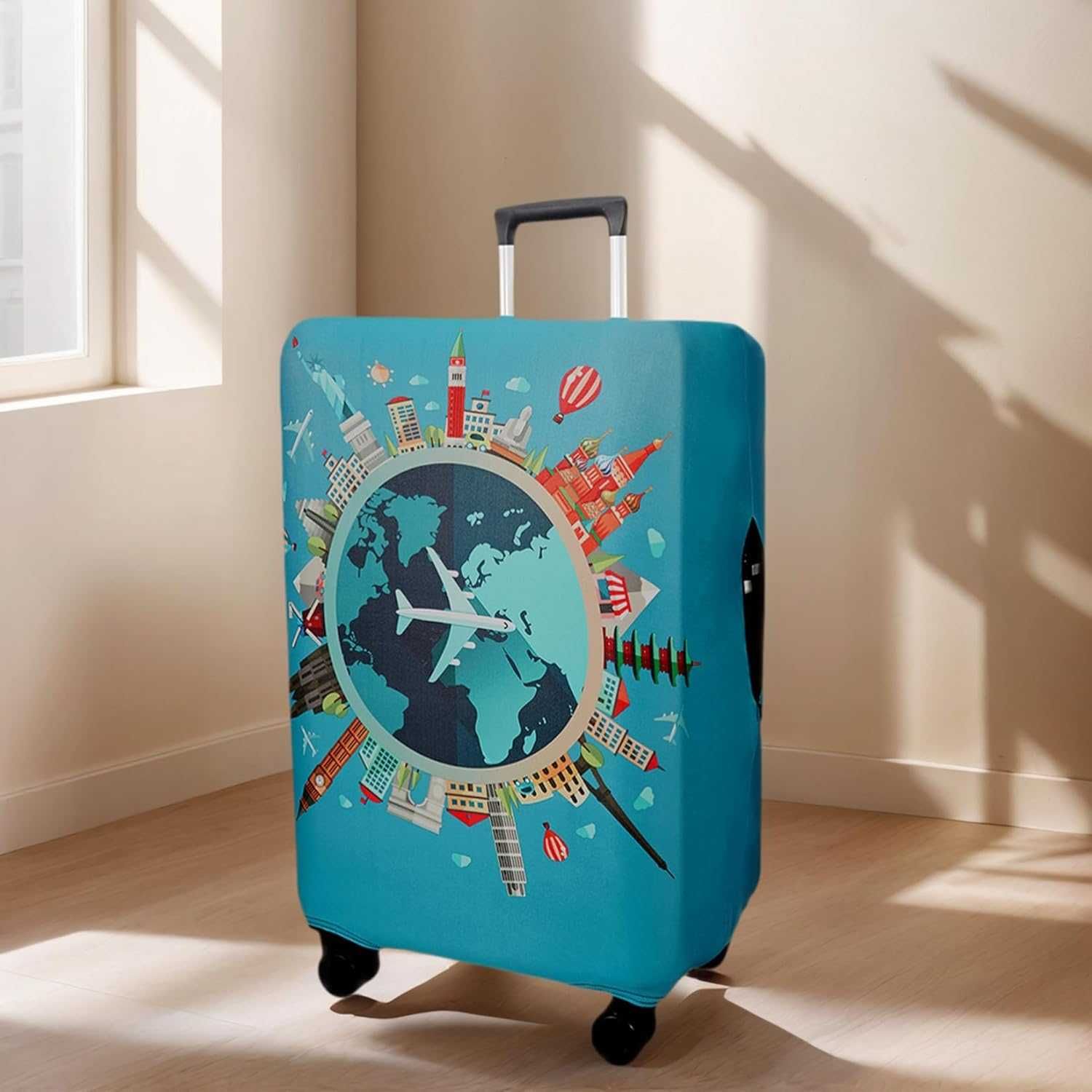 Чехол для чемодана Travel Luggage Cover на чемодан размера L (25-28)!