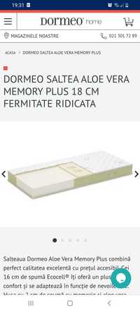 Saltea Dormeo Memory Plus