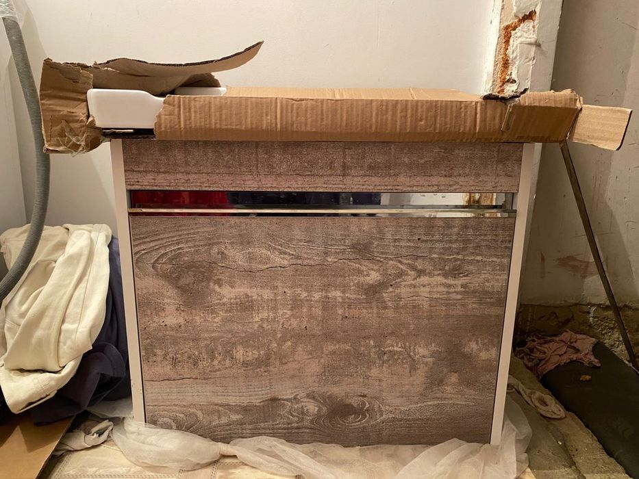 Навесная Тумба с раковиной. Россия