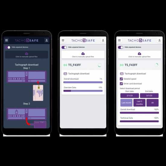 Cititor de tahografe si carduri Tacho5Safe