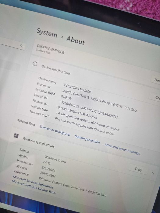 Surface 5 Pro - 256GB -
