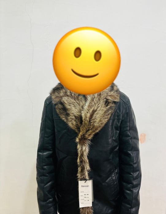 Новый Мужской дубленка размер 48