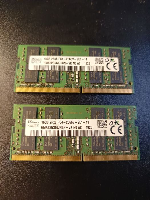 Kit memorii RAM DDR4 32GB (2X16) 2.666MHz pentru laptop