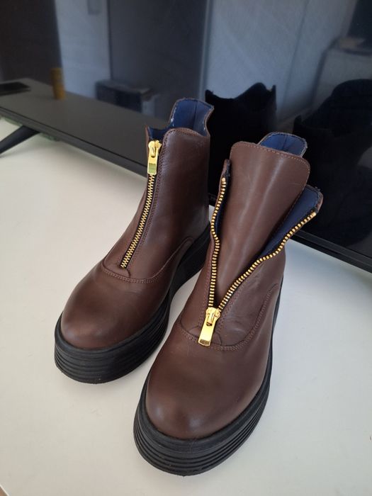 Ghete Prego piele maro mas 37
