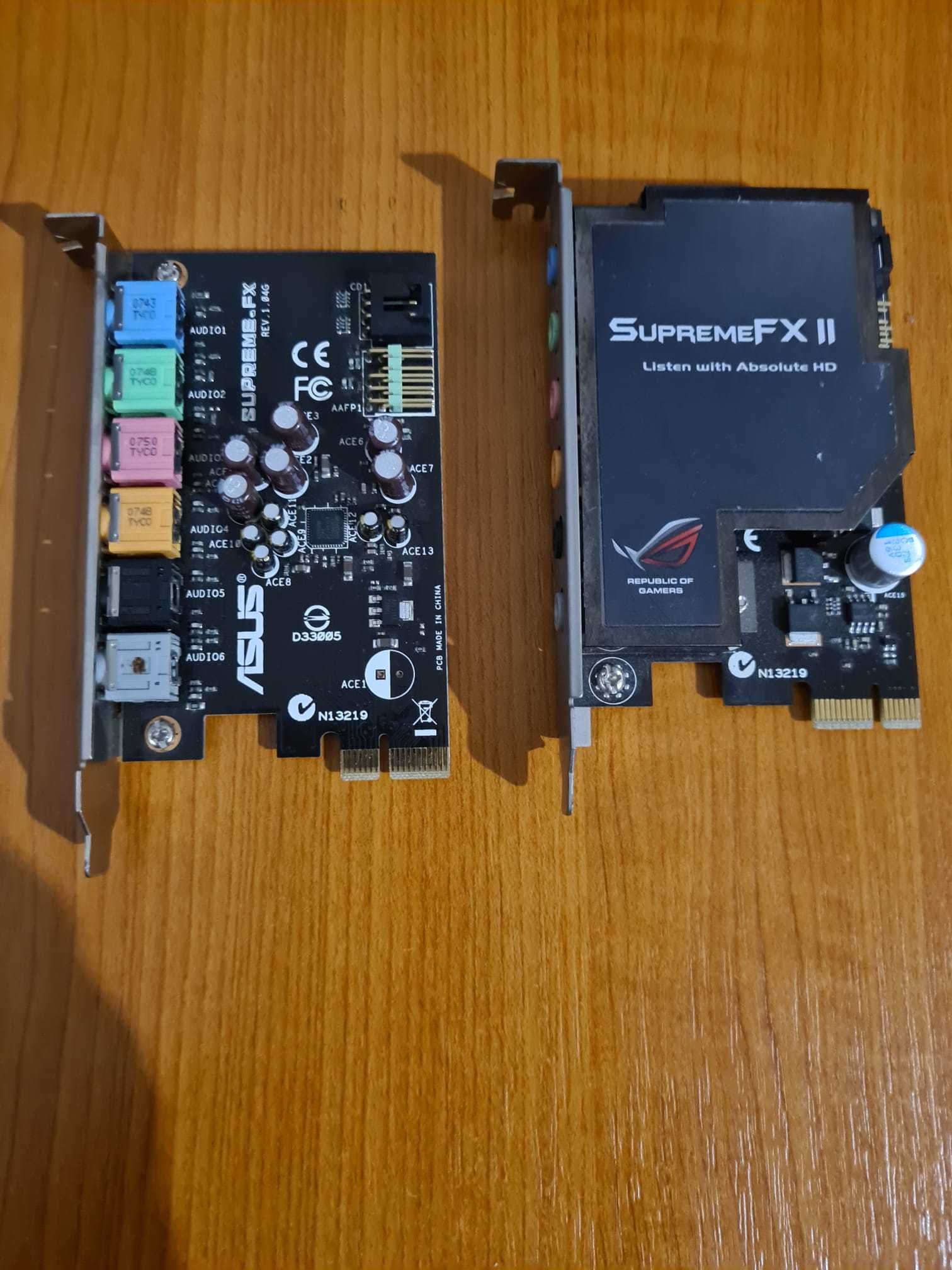 Placi de sunet Asus de colectie Supreme FX