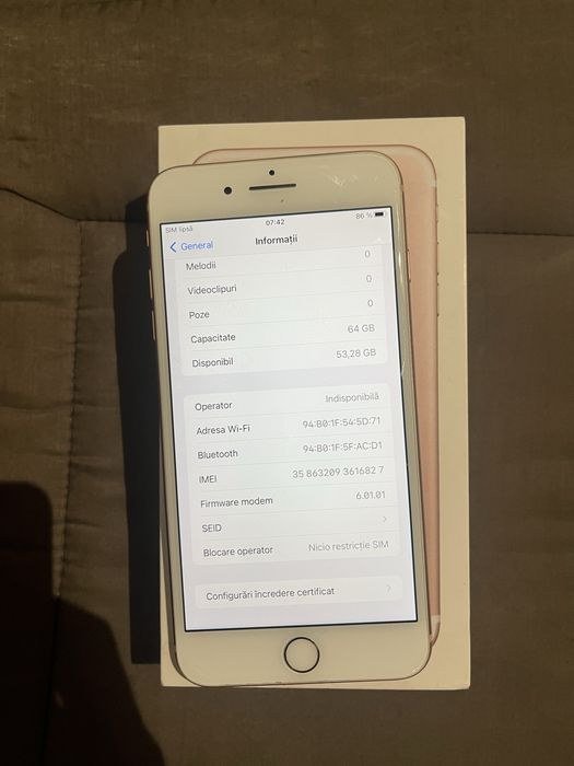 Apple iPhone 8 Plus Gold 64Gb Neverlocked