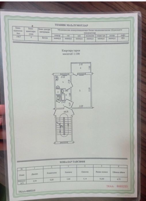Yunusobod Shaxristanskiy 1/4/4