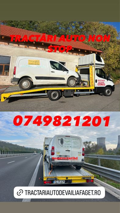 Tractari auto non stop Deva autostrada A1 transport Rar Deva faget