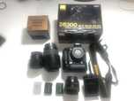 Aparat foto Nikon D5300 – kit complet, 3 obiective + grip