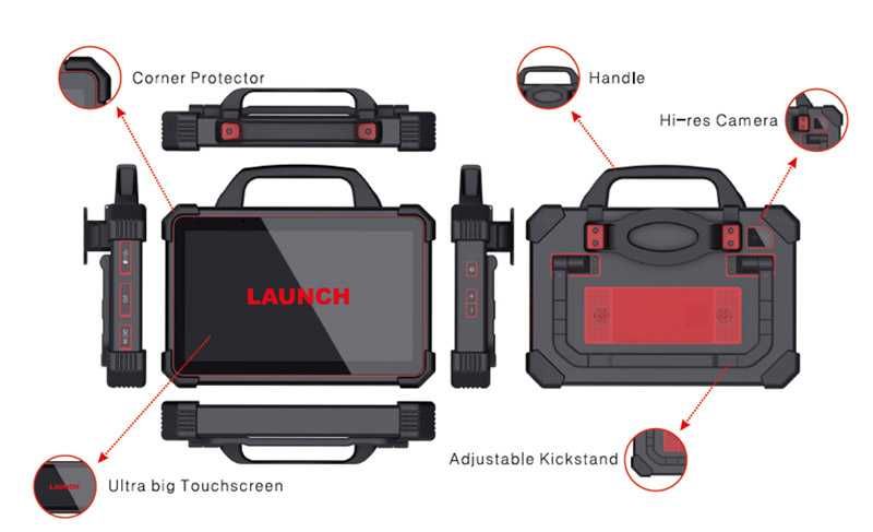 Tester diagnoza Launch X431 PAD VII Pad7  ELITE  - PAD 7, 32  funcții