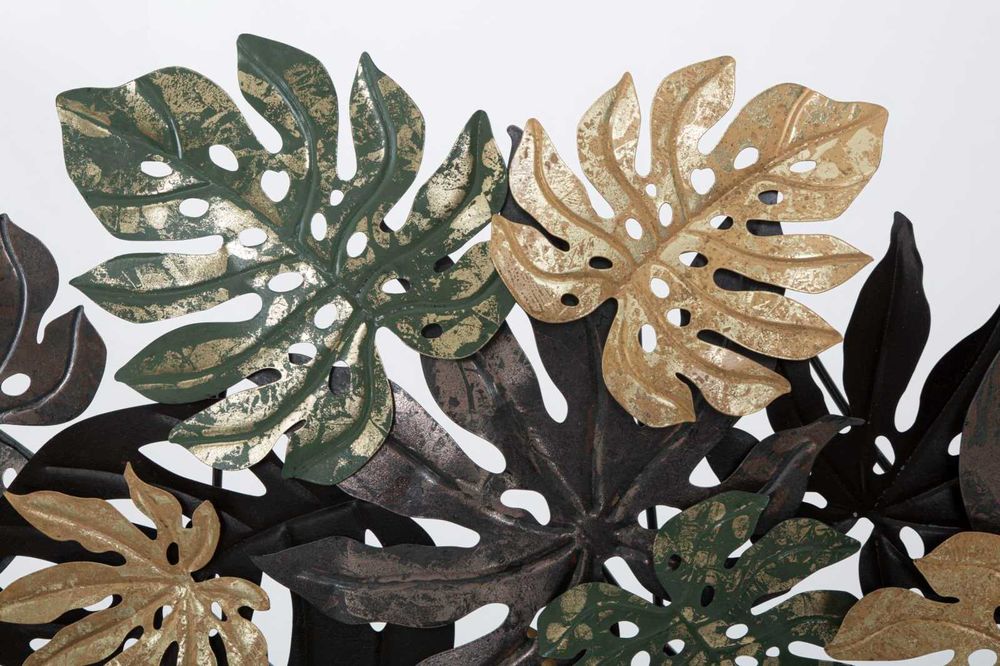Panou decorativ metalic marca Mauro Ferretti, model Antique Leaf