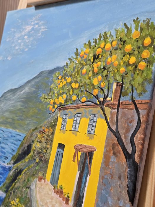 Tablou în acrilice-Peisaj