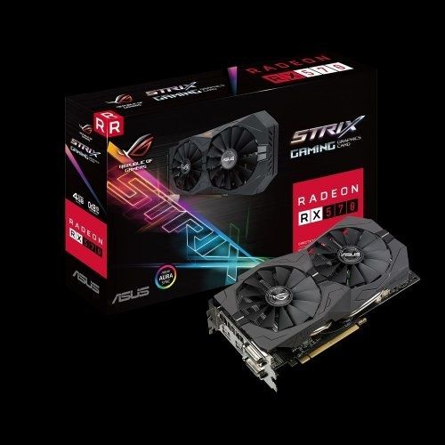 ASUS Radeon RX 570 4GB GDDR5 Graphics Card (ROG-STRIX-RX570-O4G-GAMING