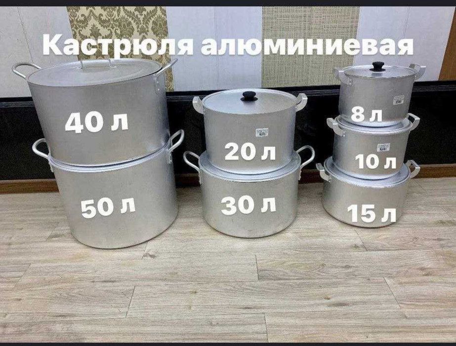 Кастрюля алюминиевая