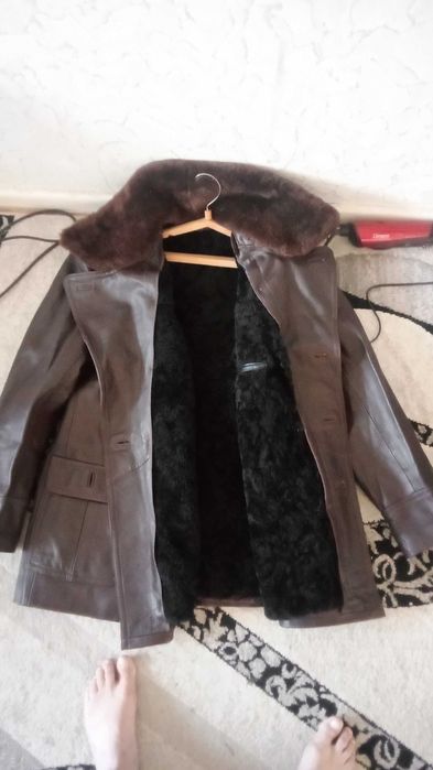 Зимняя цигейка низ кожа верх Болгария