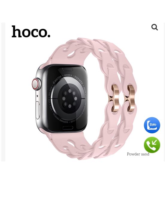 Curea Husa Silicon Lady Line Compatibila Ceas Apple Watch