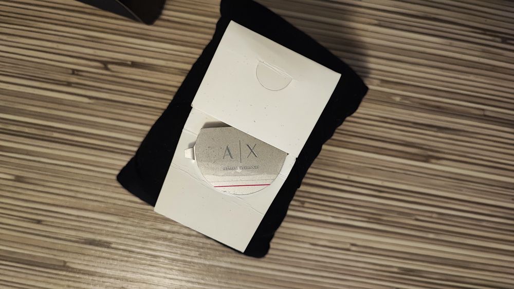 Ceas Armani Exchange, la cutie, impecabil, bon fiscal, aplicatie