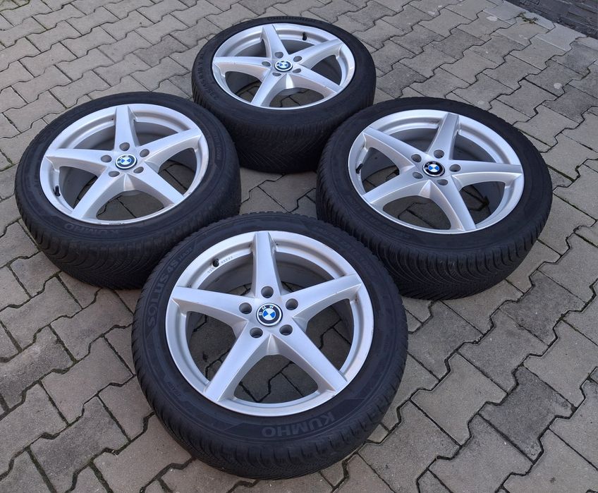 Jante BMW pe 18 anvelope iarnă 5F10 3 F30 1 F20 X1 X3  roti jenti