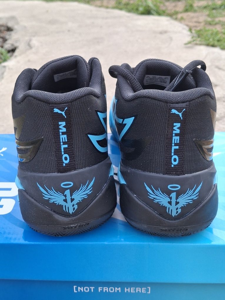 Маратонки Mens LaMelo Ball MB.02 Phenom Basketball Shoes Black/​Blue