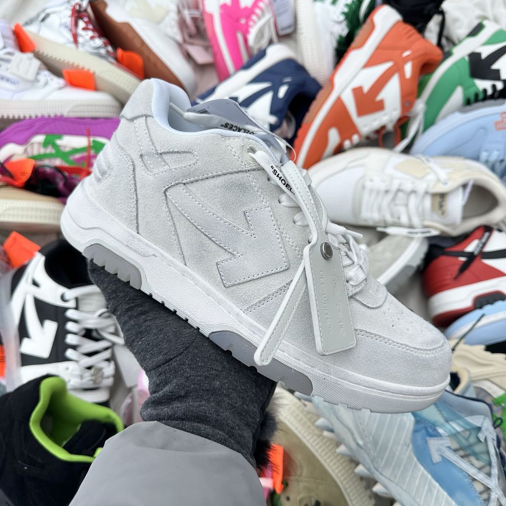 Off-White Out Of Office White Distressed Vintage
