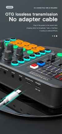 Vand Live Sound Card Studio Mixer Live Streaming Audio Sound Mixer