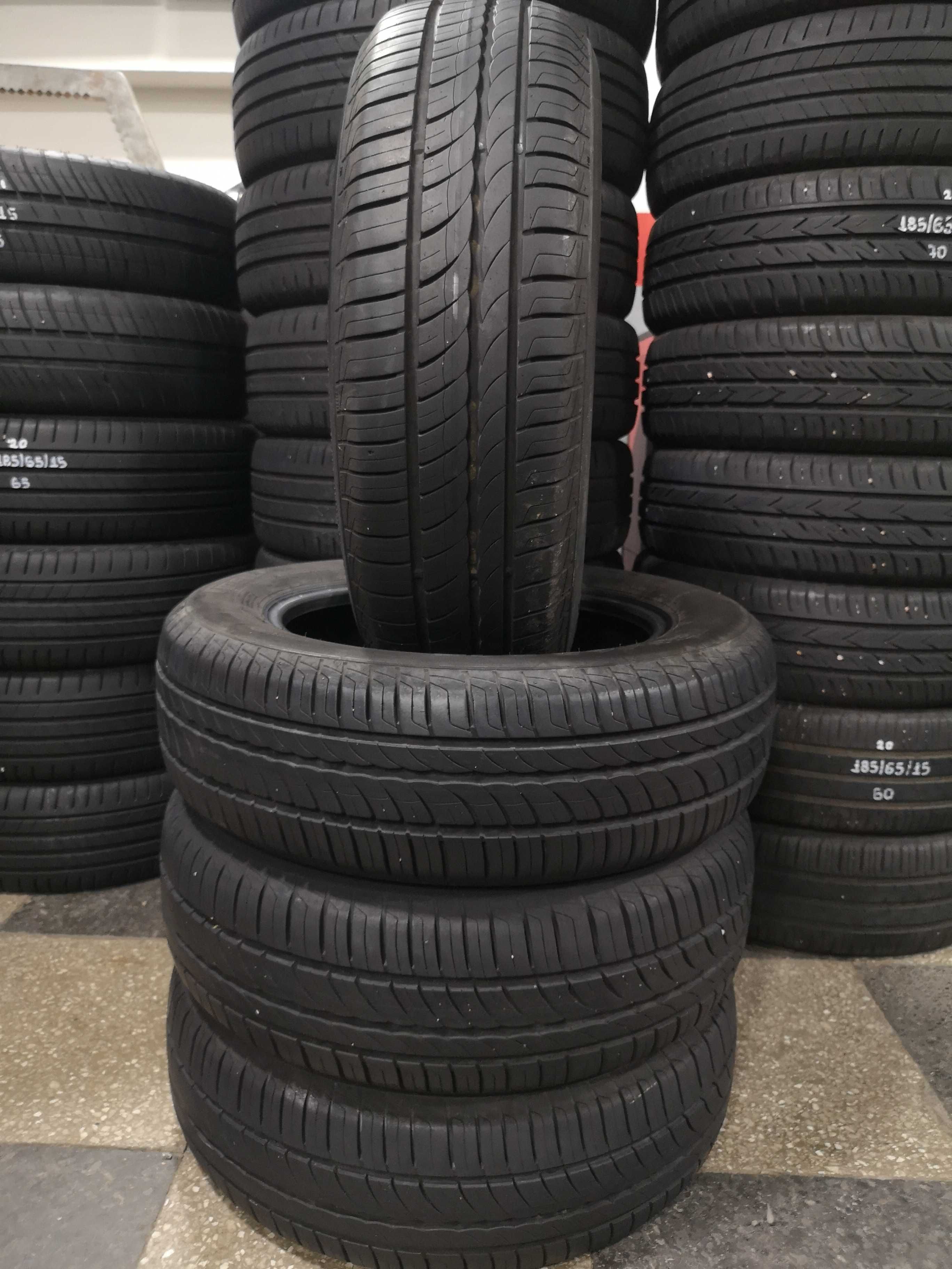 4бр 185/65/15 PIRELLI 7мм грайфер дот:20г безплатен монтаж