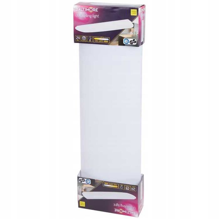 Plafoniera LED Baltimore 24W, 4000K, 1800lm, alb – Design modern