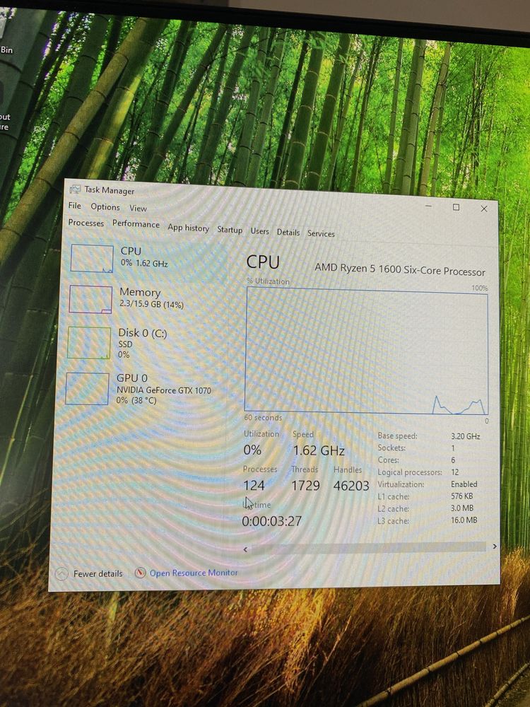 pc gaming ryzen 5 + gtx 1070 8GB asus strix