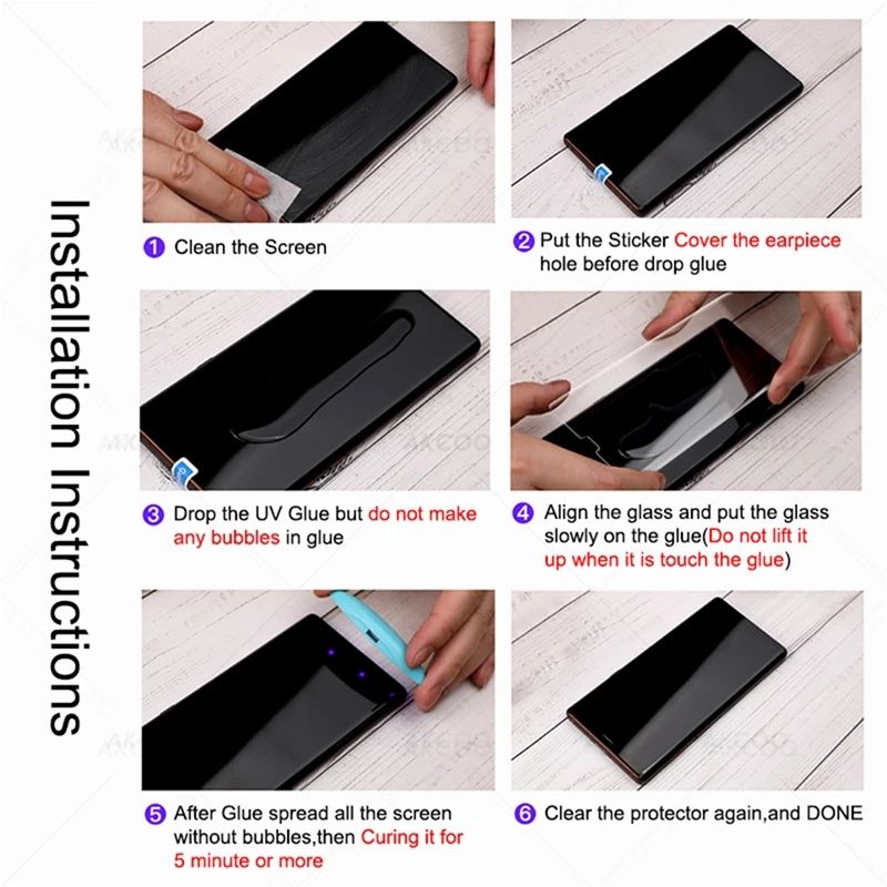 Realme 14 Pro+ 12 Pro+ GT7 Pro / 3D UV ТЕЧНО ЛЕПИЛО Стъклен протектор