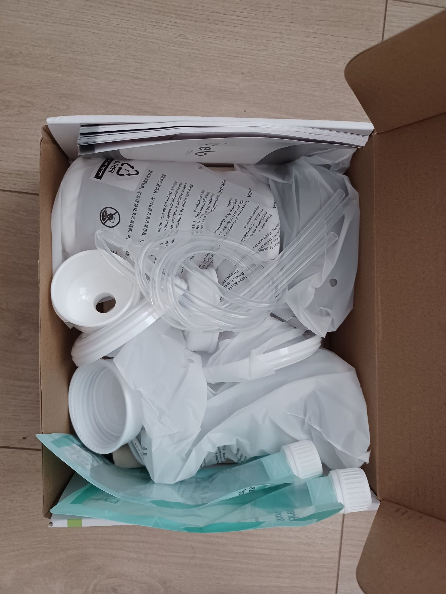 Pompa dubla de san electrică, Twee Go, White, Lionelo