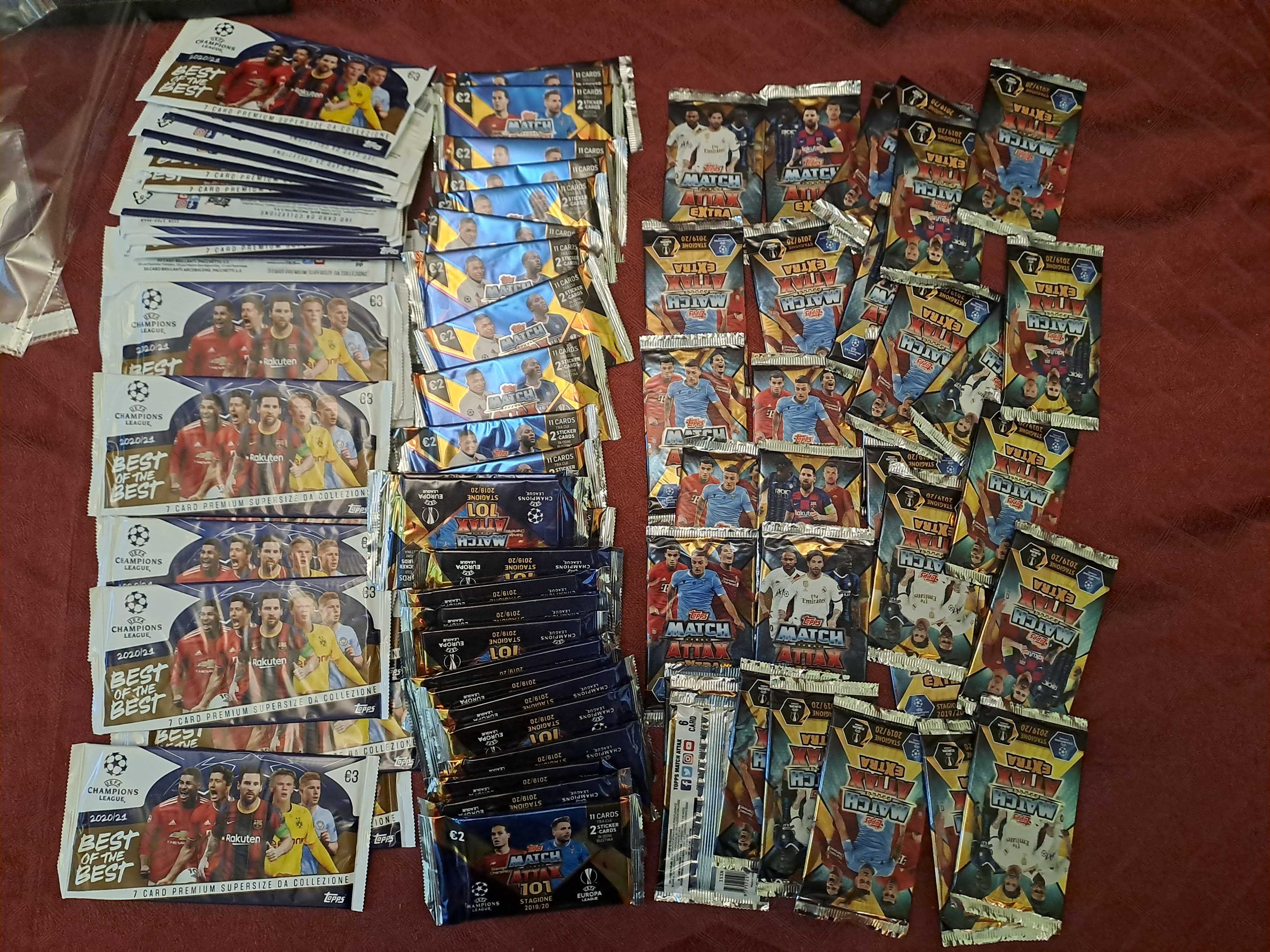 Нови пакети с футболисти Topps/Panini