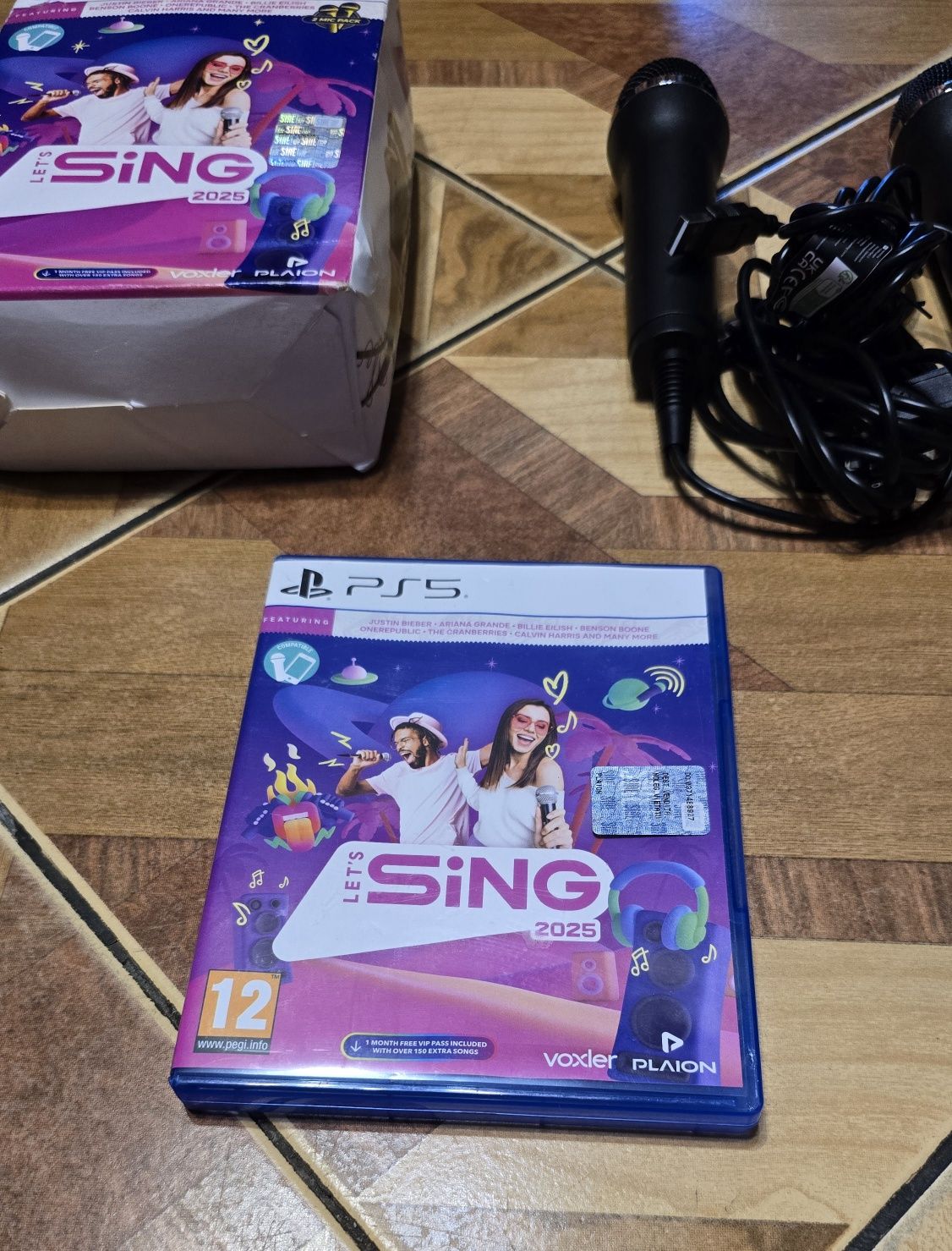 Let's Sing 2025 PS5 игра конзола микрофон