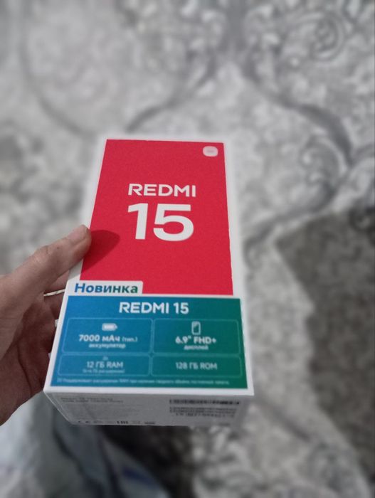 redmi 15 6+6 128 tali