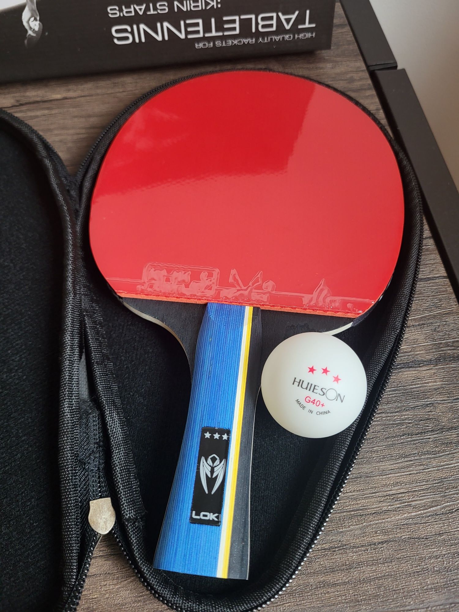 Paletă set ping pong Loki Kirin Rxton profi de atac