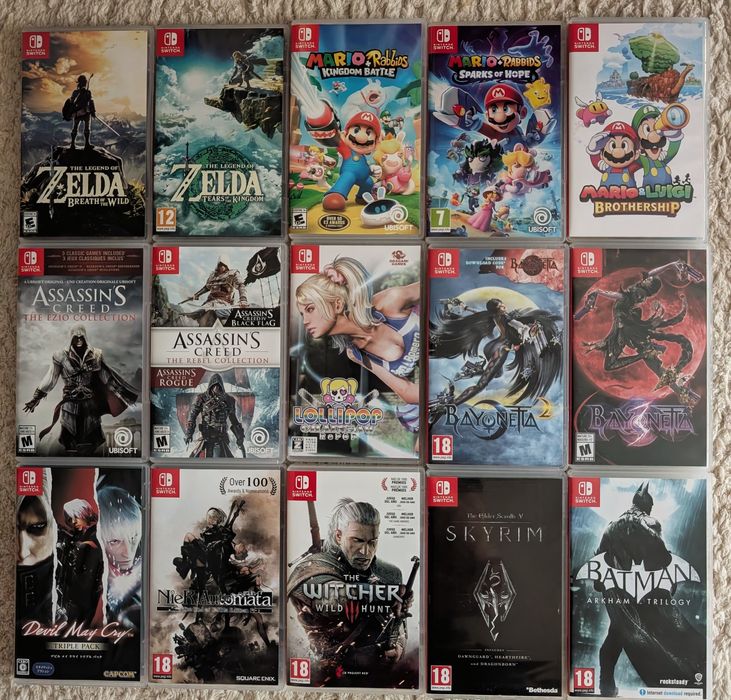 Продам игры Nintendo Switch