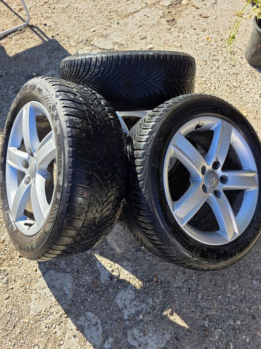 Jante cu anvelope 225 50 17 audi iarna