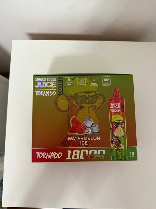 Vape narghilea Smoking Juice Tornado, 18000 puf