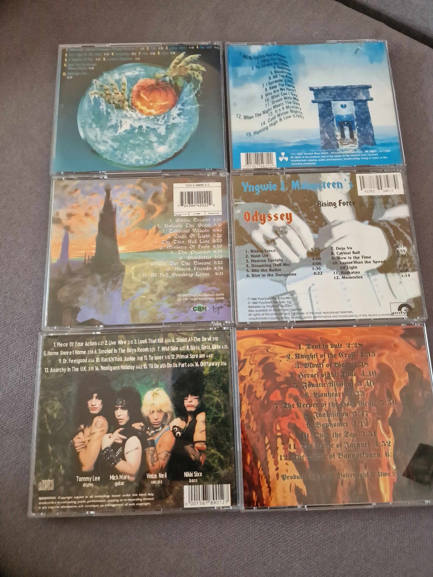 Cd metal Helloween Saxon Grave Digger Lordi