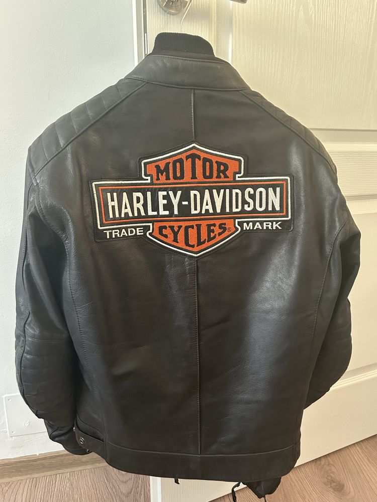 Vand geaca piele moto Harley Davidson masura M