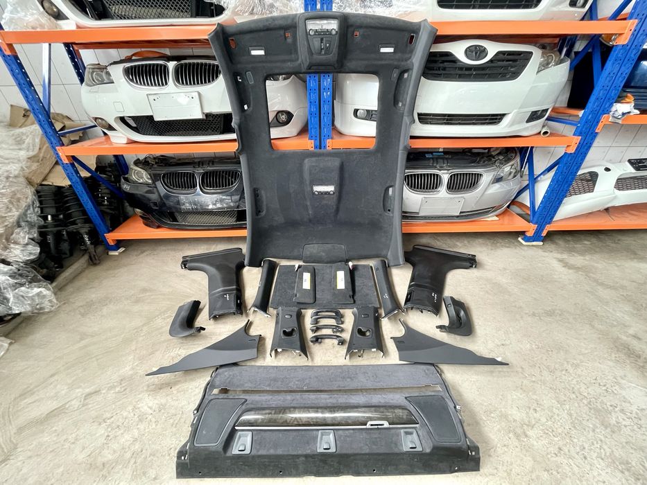 Оригинальный черный потолок на BMW F01/F02 БМВ Ф01/Ф02