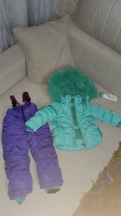Зимний детский комбинезон