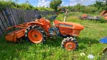 Tractoras japonez Kubota L1501DT 15CP 4x4 freza originala
