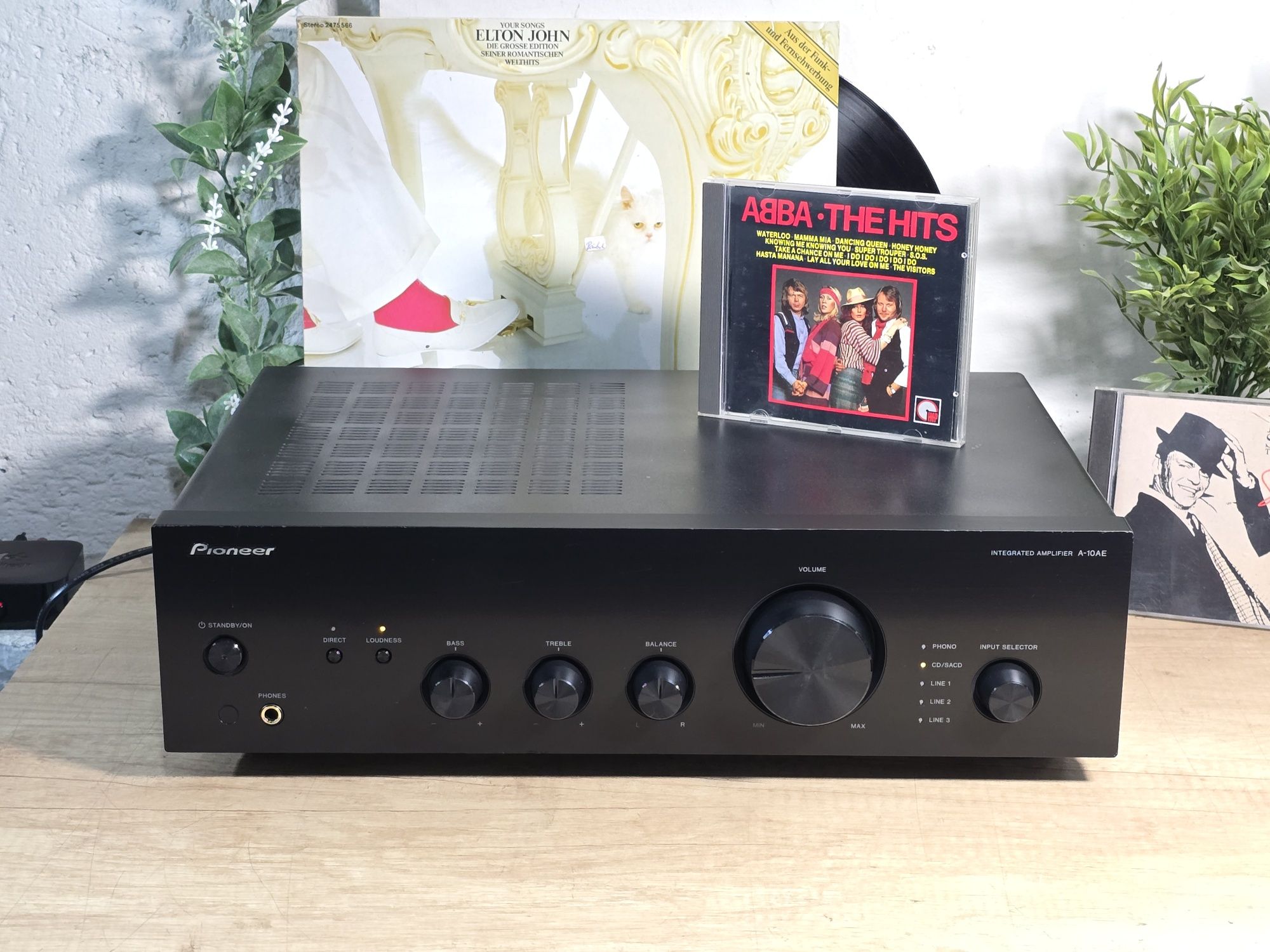 Amplificator stereo PIONEER A-10AE, 2x50w negru