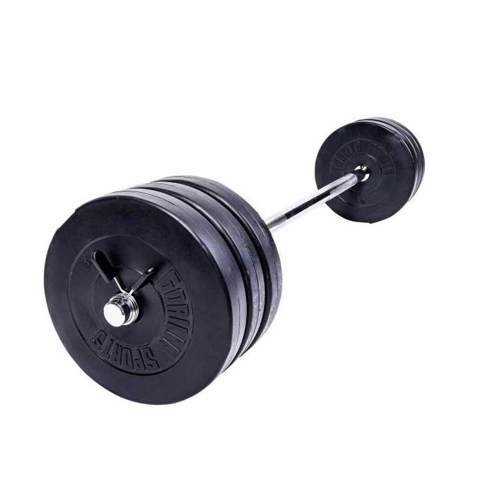 Set bara piept + discuri de ciment 38kg
