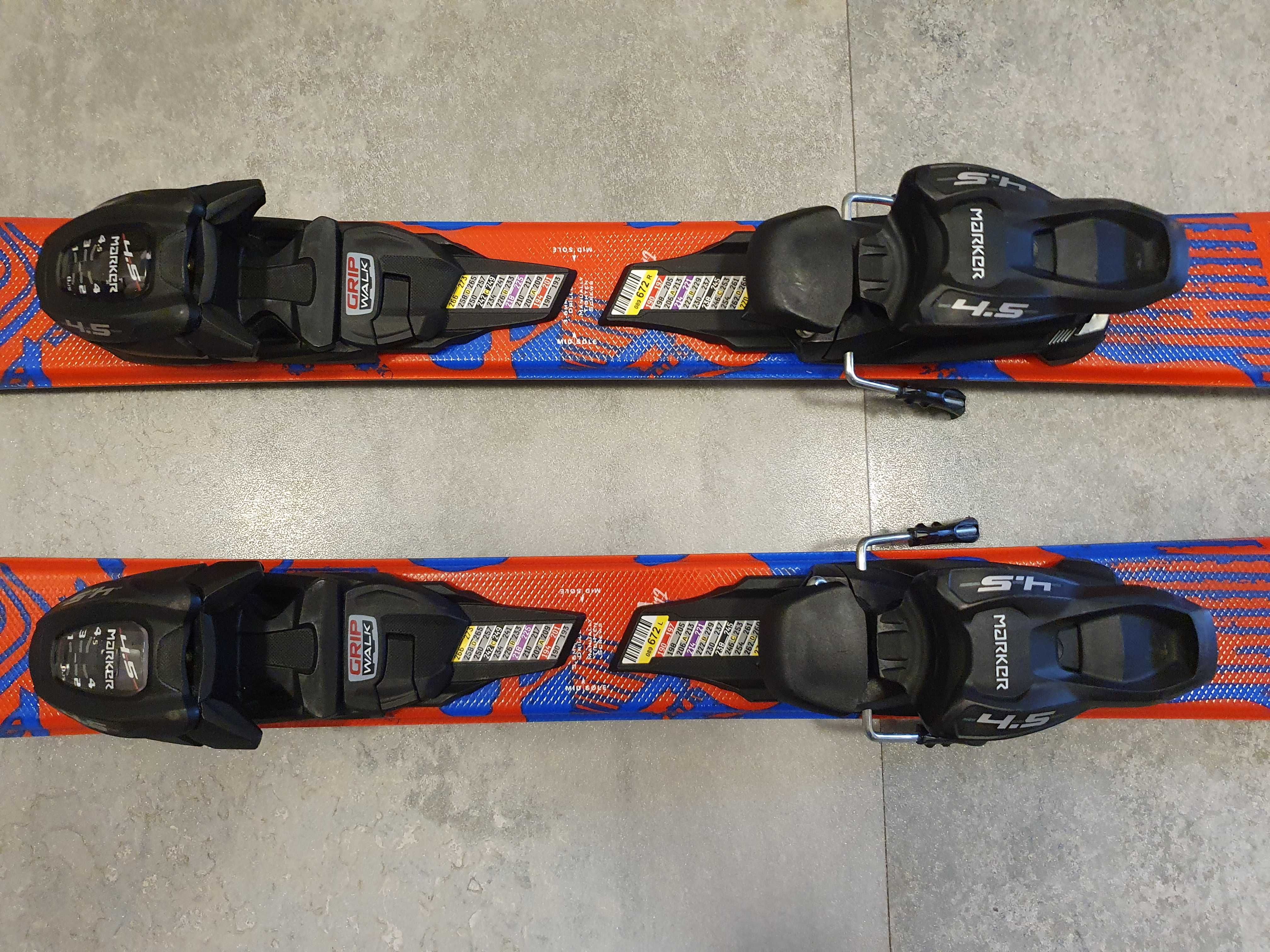 Schiuri copii K2 Indy 112cm cu legaturi Marker FDT 4.5