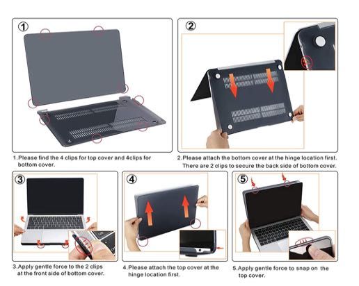 Carcasa gri Macbook Air Pro A2337 A2179 A1932 A2338 A2289 A2251 A2159