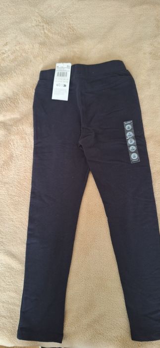 7-8г, НОВИ, Детски, тъмно син, памучен панталон за момиче, Orchestra