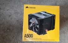 Cooler CPU Corsair A500 de înaltă performanță cu două ventilatoare