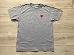 Comme Des Garcons PLAY мъжка сива тениска размер XL