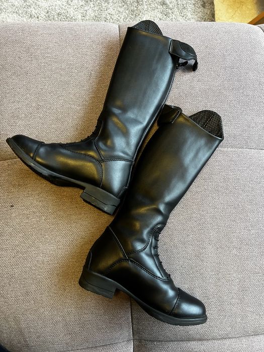 Детски ботуши за езда от веган кожа KIDS FUN